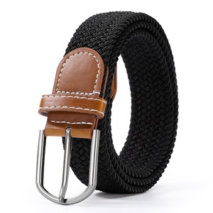 メッシュベルト 編み込み ストレッチ ゴムベルト 合金ピンバックル 男女兼用 - Product Image 4