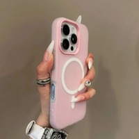 Étui de protection magnétique pour téléphone portable, série Pro Max 17/18, en PC mat, intégral, deux-en-un