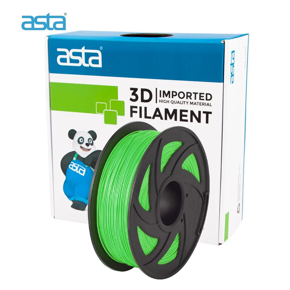 ASTA 공급 도매 3D 필라멘트 PLA 1.75mm 1KG 브랜드 직접 리크루트 에이전트 3D 인쇄 용품