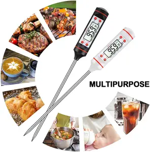 Thermomètre de cuisine, café, thé, aliments BBQ, étanche, numérique, lecture instantanée, pour la cuisson - Product Image 3