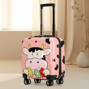 Cartoon Kinderkoffer 18 inch met cijferslot, universele wielen, reiskoffer, handbagage studententrolley - Product Image 1