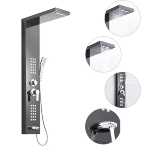 Fabricant de panneaux de colonne de <span class=keywords><strong>douche</strong></span> murale <span class=keywords><strong>en</strong></span> SUS304 <span class=keywords><strong>pour</strong></span> système de <span class=keywords><strong>douche</strong></span> - Ensemble de panneaux de <span class=keywords><strong>douche</strong></span> luxueux - Product Image 2