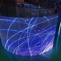 Atemid Écran LED transparent intérieur avancé-P2.84/P7.81 Panneau mural écran de glace HD