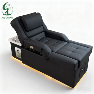 Fauteuil de Soin Tête et Pédicure Jincheng pour Salon, Lavage, Massage, Dossier Électrique Relevable, Shampoing et <span class=keywords><strong>Spa</strong></span> - Product Image 1