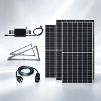 Panneau solaire monocristallin compact de 300W à 120 demi-cellules, module photovoltaïque pour maison, balcon, abri, toit, alimentation hors réseau