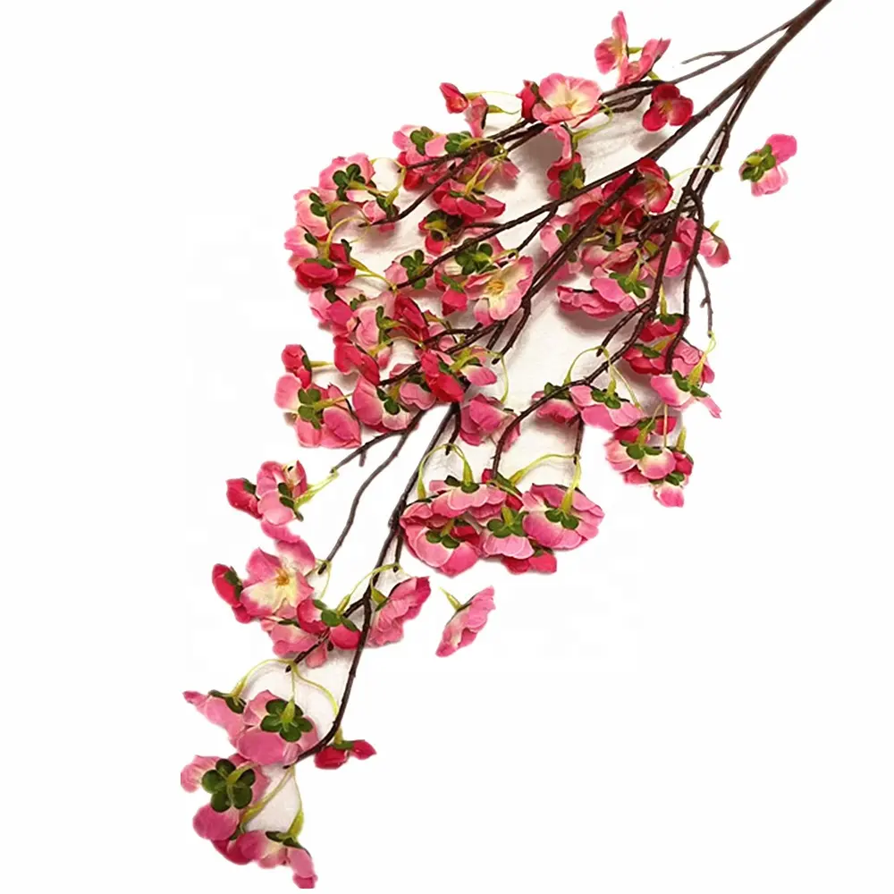 Nhân Tạo Lụa Hoa Anh Đào Hoa Giả Sakura Cây Chi Nhánh Cho Đám Cưới Nhà Trang Trí Nhân Tạo Hoa