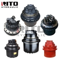 Unit Penggerak Track Excavator RITO 9116395 EX200-2 EX200 EX210 Suku Cadang Excavator Rakitan Gearbox Reduksi Hidrolik Penggerak