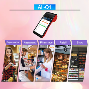 Aixw Android 11.0 POS thiết bị đầu cuối 4 gam cầm tay <span class=keywords><strong>PDA</strong></span> Máy in hóa đơn máy ảnh 5M Wifi/GPS/BT/4 gam Mạng đầy đủ kết nối giao diện USB - Product Image 2