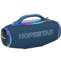 Altavoz Inalámbrico HOPESTAR A90 BT de 700W, Resistente al Agua IPX7, para Exteriores, con Ranura para Tarjeta TF, Radio FM, LED, para Fiestas en Casa, con Micrófono