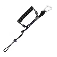 Cordon de sécurité flexible à dégagement rapide pour plongée sous-marine, vente en gros, personnalisé, pour accessoires d'équipement de plongée, natation et snorkeling
