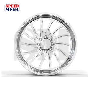 ล้อฟอร์จแบบ 2 ชิ้นสั่งทำพิเศษ ขนาด 15 18 20 22 24 26 นิ้ว ล้อหรู 5x114.3 5x130 6x139.7 สำหรับ Impala Monte Carlo - Product Image 3