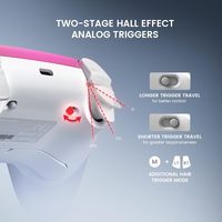 Manette de Jeu Sans Fil RGB GameSir Super Nova avec Taux d'Échantillonnage 1000 Hz, Joysticks à Effet Hall, Gâchettes à Effet Hall et Batterie 1000 mAh pour PC