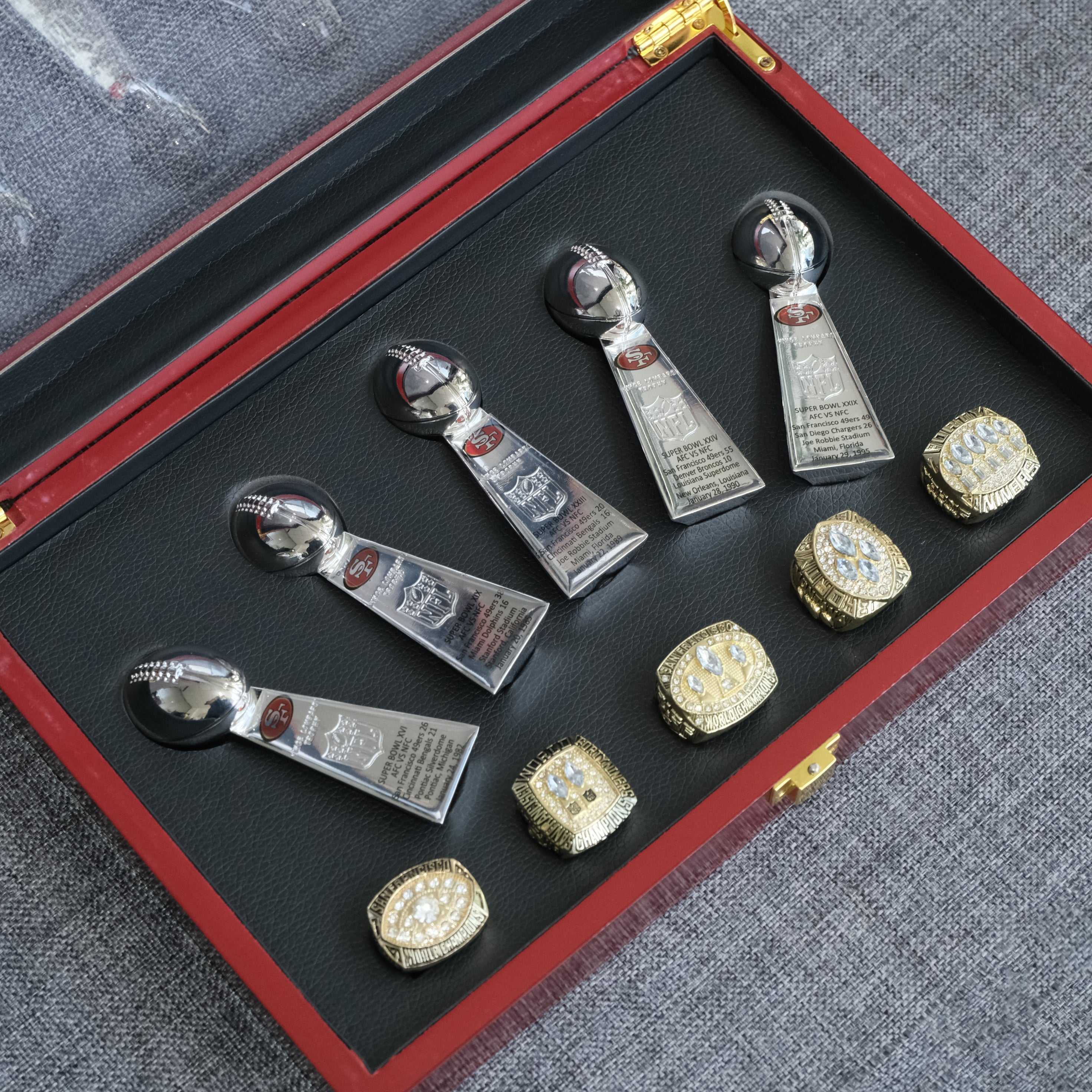 San Francisco 49ers NFL Super Bowls Championship Rings