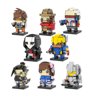 MOC7586-7593 mooxi trò chơi Overwatch wilmus cole cassidy pharah Reaper Tracer xây dựng khối Bộ Giáo dục Anime trẻ em Đồ chơi - Product Image 1