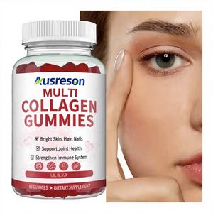 Gomitas de Colágeno Ausreson OEM Bears, Gomitas Rellenas Halal, Suplemento Blanqueador de Piel, Gomitas de Colágeno con Vitamina C para la Piel - Product Image 1