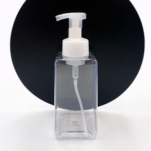 Botellas de Plástico PETG Cuadradas de 250 ml (8 oz) con Bomba de Espuma, Dispensador de Jabón Vacío, Color Blanco, Negro, Transparente, Verde y Ámbar, Venta al Por Mayor - Product Image 4