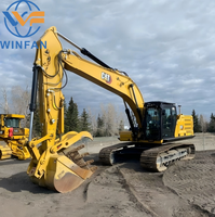 Excavatrice sur chenilles hydraulique Cat 330 d'occasion, moteur Caterpillar 330 d'origine à faible consommation de carburant pour une construction stable