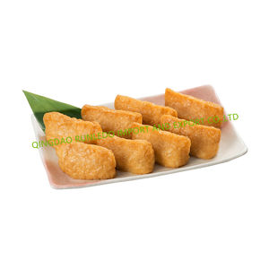 Comida saludable sin animales, producto de sabor japonés, tofu <span class=keywords><strong>Inari</strong></span> congelados para sushi, soja, producto en oferta - Product Image 3