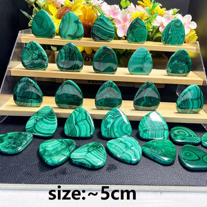 تجربة kindull 10 + من الأحجار الطبيعية المصقولة طاقة الشفاء من الملاكيت سنوات الديكور - Product Image 3