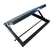 Planche inclinable robuste réglable et planche d'étirement de mollet pour l'étirement du mollet Planche inclinée professionnelle en acier