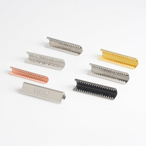 ริบบิ้นทองเหลืองคลิปหนีบหางทองแดงคลิปหนีบเข็มขัดเสื้อมีฮู้ดคลิปเสื้อผ้าปลายคลิปโลหะ - Product Image 3