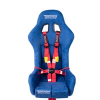 Ceinture de sécurité de voiture sur mesure TBRACING SPORT PLUS 2 6 points en polyester ultra-fin à haute tension, en aluminium super léger