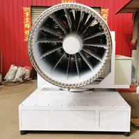 Canon à brouillard haute efficacité, portée 100 m, télécommande pour le contrôle de la poussière dans les mines en ciel ouvert