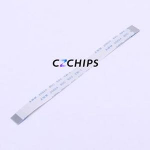 JS05A-14P-100-4-8 FFC Cable (Flexible Flat Cable) P=0.5mm Connector 14P 0.5mm 0.3mm Non-Inverting - Product Image 1