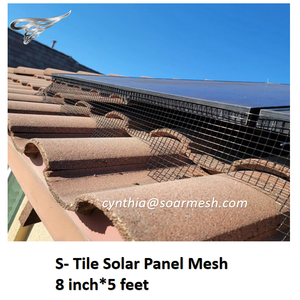 Maille de panneau solaire pré-découpée 1,5 mm (1,52 m x 0,20 m) <span class=keywords><strong>pour</strong></span> tuiles espagnoles – Solutions de maille fiables <span class=keywords><strong>pour</strong></span> les installateurs solaires aux États-Unis - Product Image 6