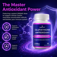 Capsules blanchissantes pour la peau pilules blanchissantes au L-glutathion 2000mg capsule efficace de supplément éclaircissant pour la peau au L-glutathion