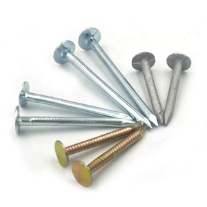 Clous galvanisés à tête large pour toiture avec pointe acérée - Product Image 3