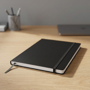 Quaderno Executive A4 con Copertina Rigida in Pelle 100gsm, Blocco Note Termo-adesivo, Carta Offset B5 Modello 106263-1 - Product Image 3