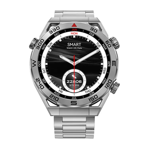 Nuovo Arrivo <span class=keywords><strong>Smartwatch</strong></span> DT Ultra Mate per Uomini d'Affari, 3 Pulsanti, Bussola, Orologio Sportivo Rotondo DT Ultra Mate <span class=keywords><strong>con</strong></span> Due Cinturini - Product Image 2