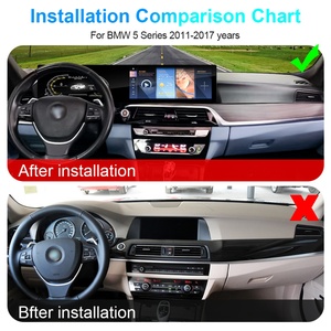 วิทยุติดรถยนต์ระบบแอนดรอยด์ Navihua พร้อมหน้าจอคู่แบบดิจิตอลสำหรับ BMW ซีรีส์ 5 F10 ปี 2011-2017 ระบบมัลติมีเดีย LCD จอแสดงผลอัตโนมัติ - Product Image 5