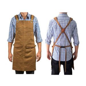 Tablier en toile multi-poches, direct usine, transfrontalier, écologique et durable, unisexe, pour le jardinage, le travail, le menuisier et l'électricien - Product Image 2