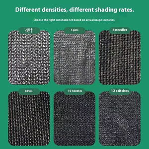 Voiles d'ombrage rectangulaires en HDPE ultra-résistantes, anti-UV, imperméables, tricotées par tricotage warp, coupe-vent et respirantes, pour l'extérieur – Meilleures ventes - Product Image 6