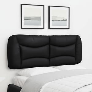 Cojín Rectangular Negro para Cabecera de Cama, Acolchado de Poliéster, Relleno 100% Fibra de Poliéster, para Uso en Dormitorio - Product Image 2