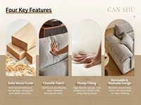 Faltbares Stapelbares Sofa, Moderner Bequemer Freizeitsessel für Wohnzimmer und Schlafzimmer