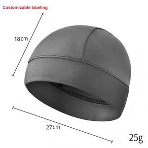Hızlı Kuruyan Spor Kafatası Şapkası Rüzgar Geçirmez Nem Emici Bisiklet Koşu Beresi Güneş Korumalı Kask Astarı Şapka Taşınabilir - Product Image 2