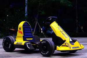 最新安全遥控赛车卡丁车儿童电动玩具乘车 - Product Image 4