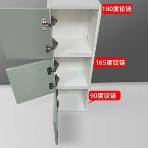 Charnière en acier inoxydable 304 à 180 degrés avec amortissement à noyau en cuivre pour porte d'armoire à ouverture complète - Product Image 3