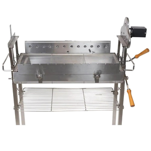 Griglia a Carbone Multifunzionale Deluxe Cipriota con <span class=keywords><strong>Girarrosto</strong></span> in Acciaio Inossidabile - Product Image 4