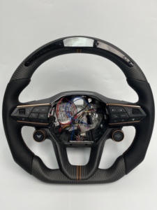 Volante LED de Fibra de Carbono de Alto Rendimiento Personalizado YLC para <span class=keywords><strong>Seat</strong></span> Cupra Formentor Tavascan Terramar <span class=keywords><strong>Leon</strong></span> Ibiza Ateca Arona - Product Image 1