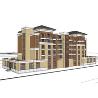 Edificio de apartamentos de dos pisos Casa Planes de construcción de apartamentos prefabricados