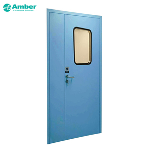 GMP Certificado Moderno Interior Acero Construcción Hospital <span class=keywords><strong>Puerta</strong></span> ignífuga Superficie terminada Manual Abierto Resistente al calor Características - Product Image 1