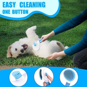 5 adet komple çözüm dökülme Slicker fırça tarak depet aracı <span class=keywords><strong>Pet</strong></span> köpek tımarlama fırçası dökülme kiti - Product Image 4