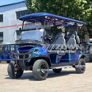 Voiturette de golf électrique homologuée pour la route, 2/4/6 places, certifiée CE, batterie lithium 72V pour le marché européen et l'utilisation en golf - Product Image 3