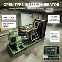Groupe électrogène d'urgence à conception adaptable au site, appliqué aux stations-service, avec amortisseur, générateur diesel 5kW