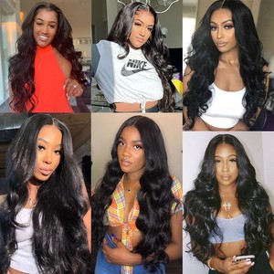 Perruques en Cheveux Humains 100% Vrais, Cheveux Bruts, Dentelle HD, pour Femme, Frontale en Dentelle, Ondulés <span class=keywords><strong>Afro</strong></span>, Noirs Bouclés - Product Image 4
