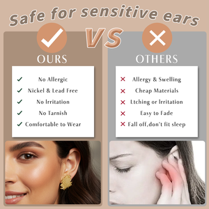 أقراط مرصعة بالنحاس مطلية بالذهب أنيقة على شكل مضفر بتصميم هندسي غير عادي لحفلات الزفاف هدية مجوهرات نسائية - Product Image 3